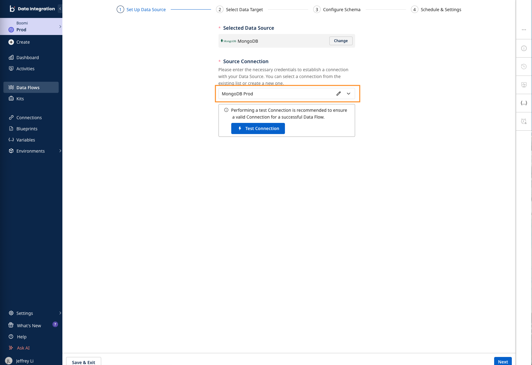 Click to zoom Data source connection configuration
