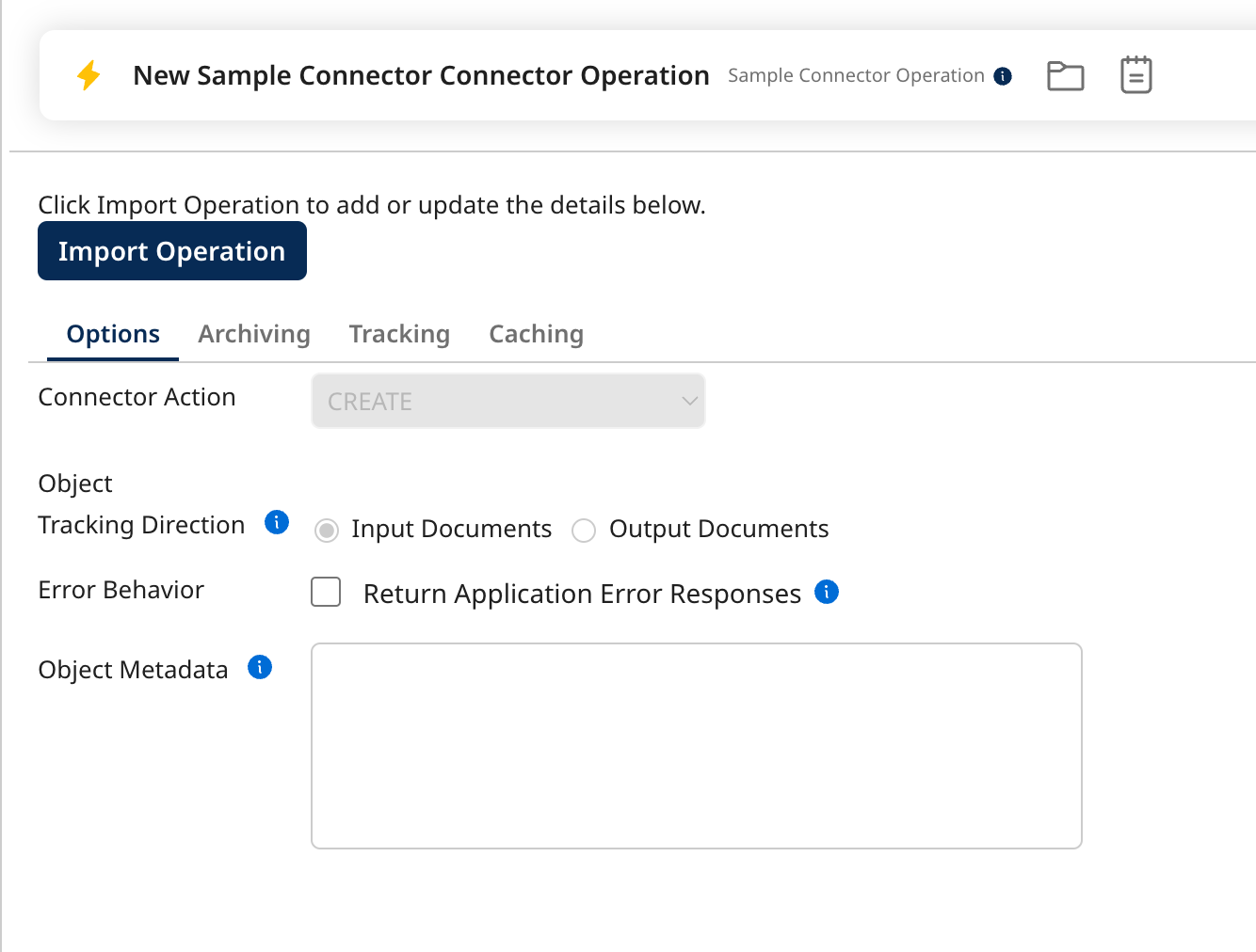 Dynamic Operation properties